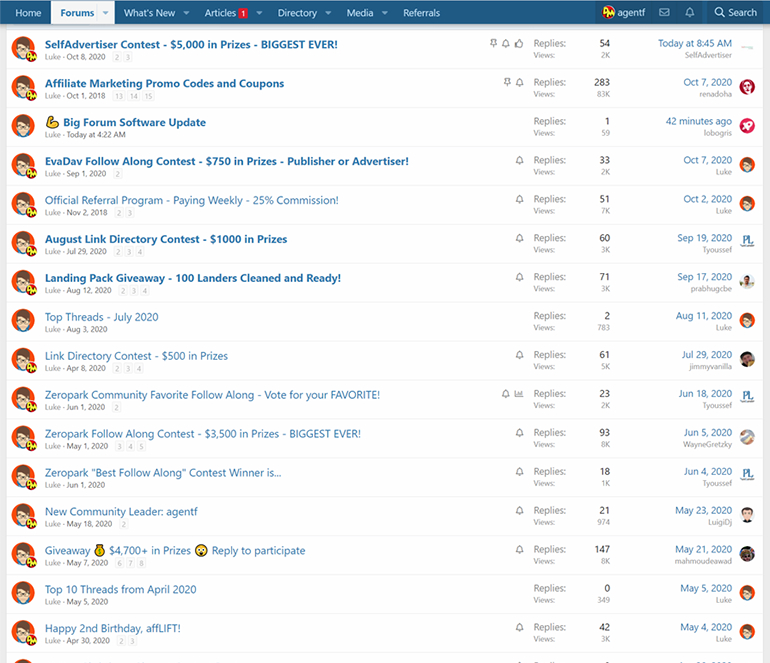 affLIFT Contests Giveaways