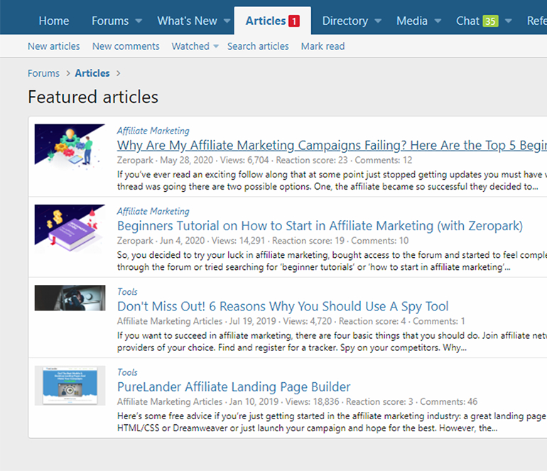 affLIFT Featured Articles