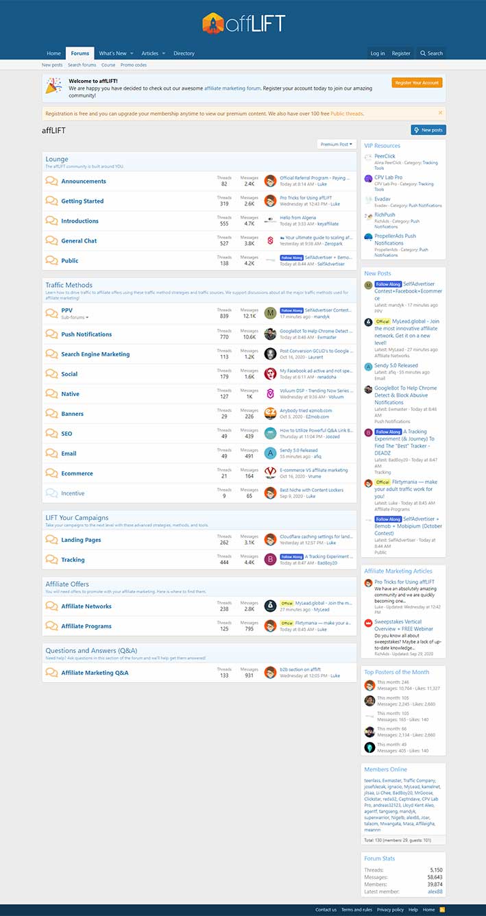 affLIFT screen shot